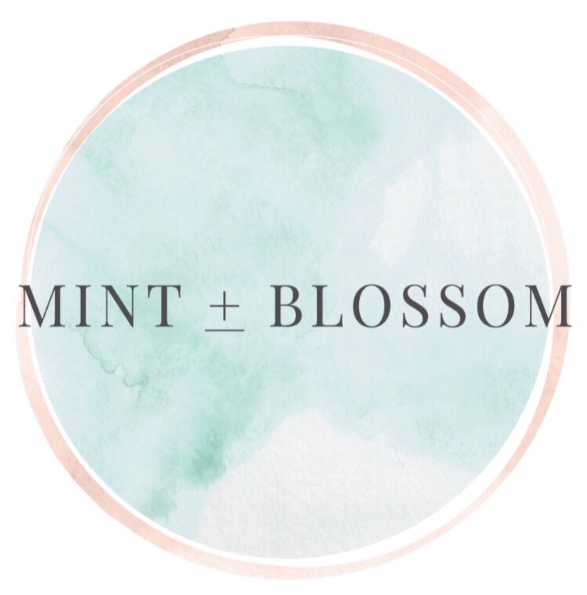 Mint + Blossom business logo