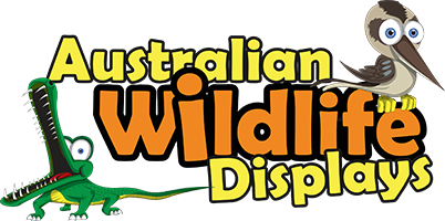 Australian Wildlife logo with animals illustrated