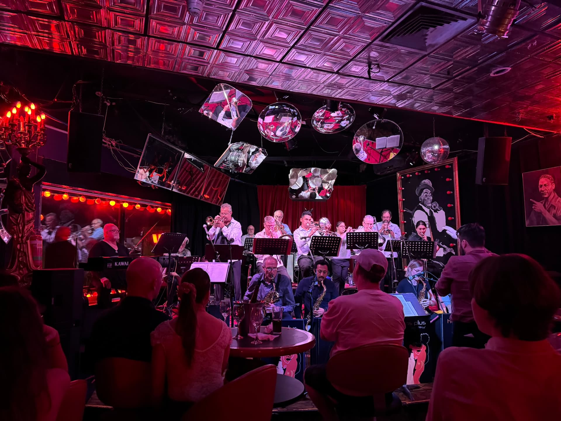 Jazz band playing in a club