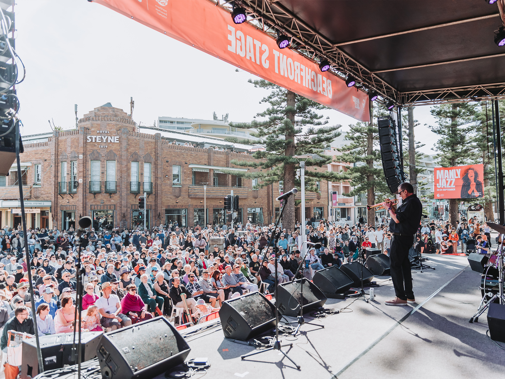 Stage and Audience at Manly Jazz