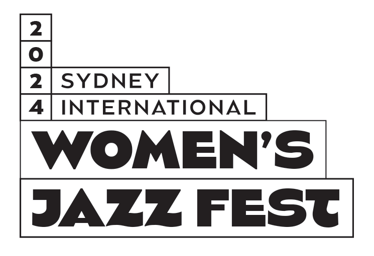 Text reads: 2024 Sydney International Women's Jazz Fest