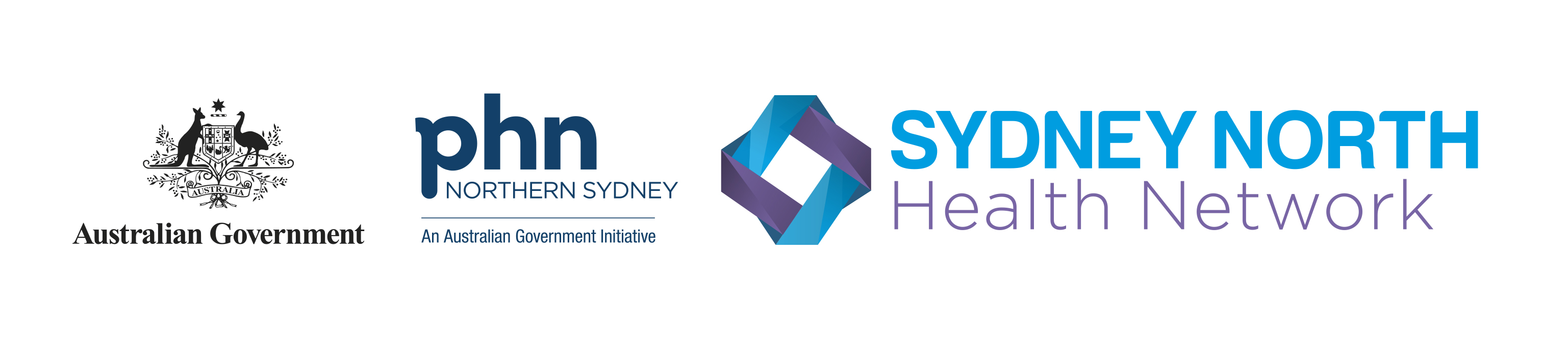 Australian Government, Primary Health Network and Sydney North Health Network Logo 