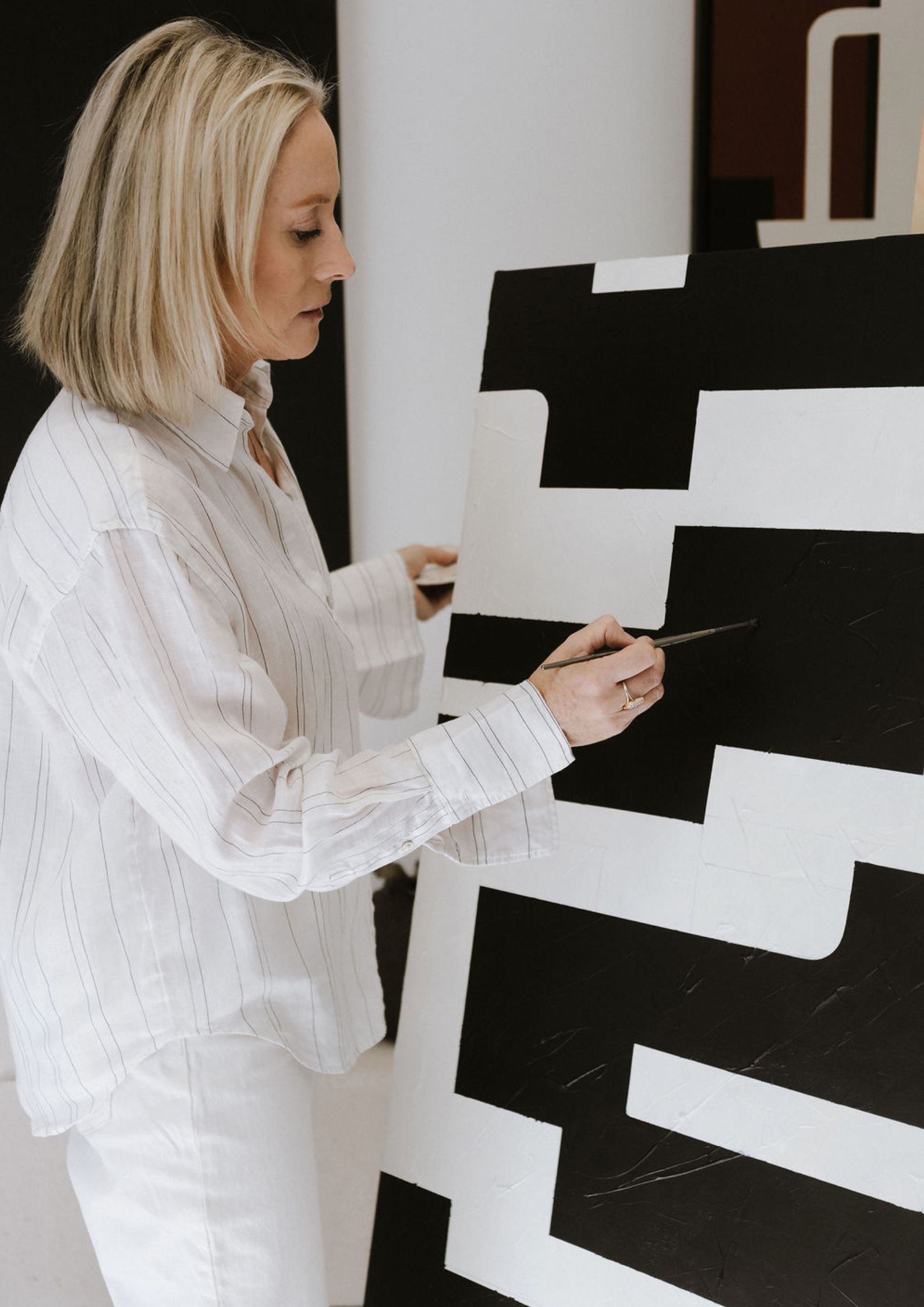 Suzy O'Rouke painting
