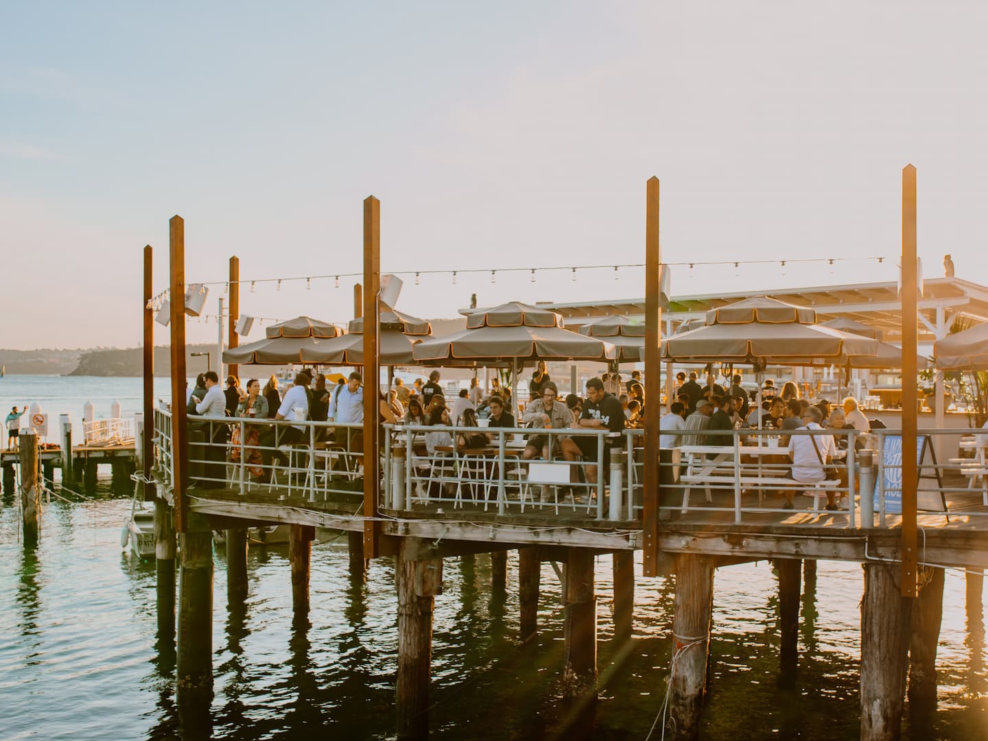 view of manly wharf