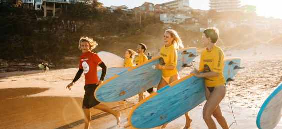 Surfing Manly - mandatory credit Destination NSW