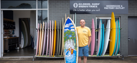 Global Surf Industries in Brookvale – Photo by Katherine Griffiths 