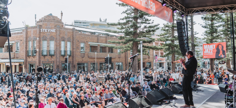 Stage and Audience at Manly Jazz