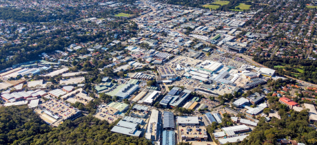 Ariel photograph of Brookvale