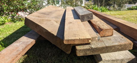 Stack of timber