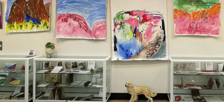 Community exhibition at the library