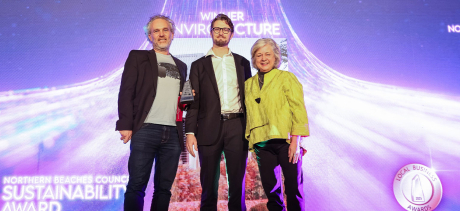 Envirotecture on stage for the Sustainability Business Award