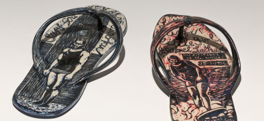 Gerry Wedd ceramic thongs