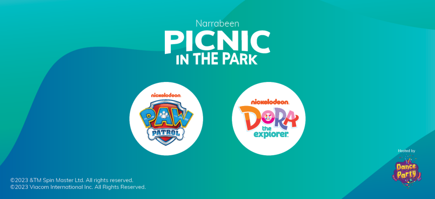 Picnic in the Park Narrabeen featuring PAW Patrol, Dora the Explorer hosted by Dance Party.