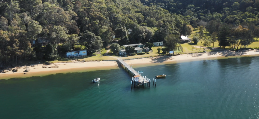 Currawong jetty and boats