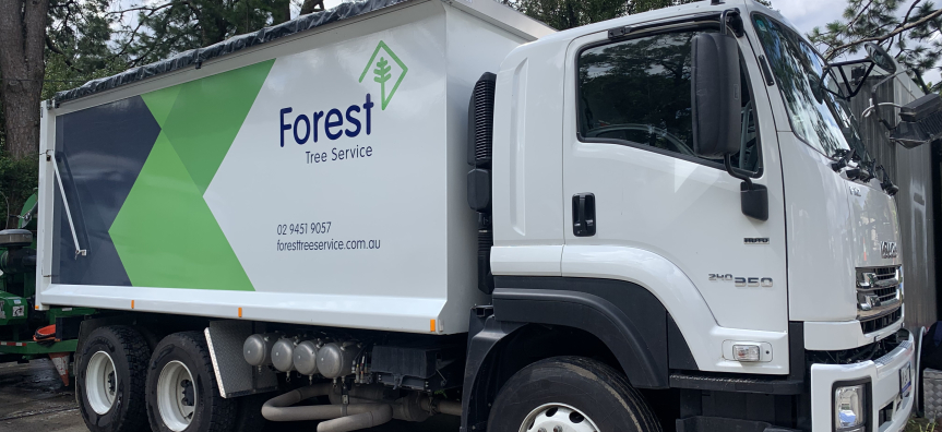 Forest Tree Service Truck