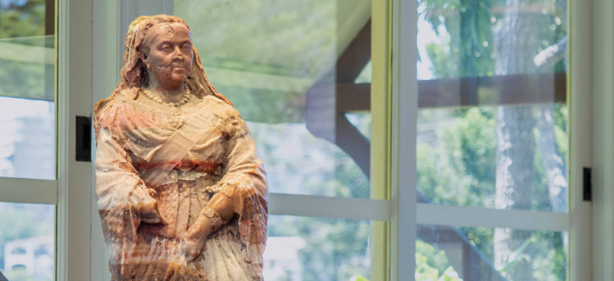 wax sculpture of Queen Victoria by Daniel Press