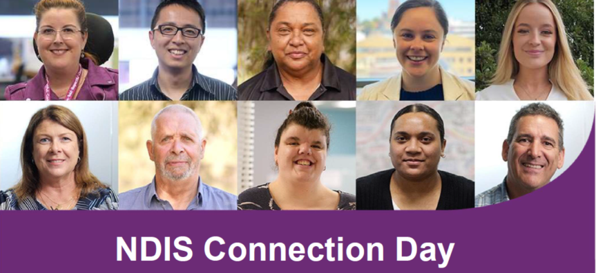 NDIS Connection day, showing profiles of different people