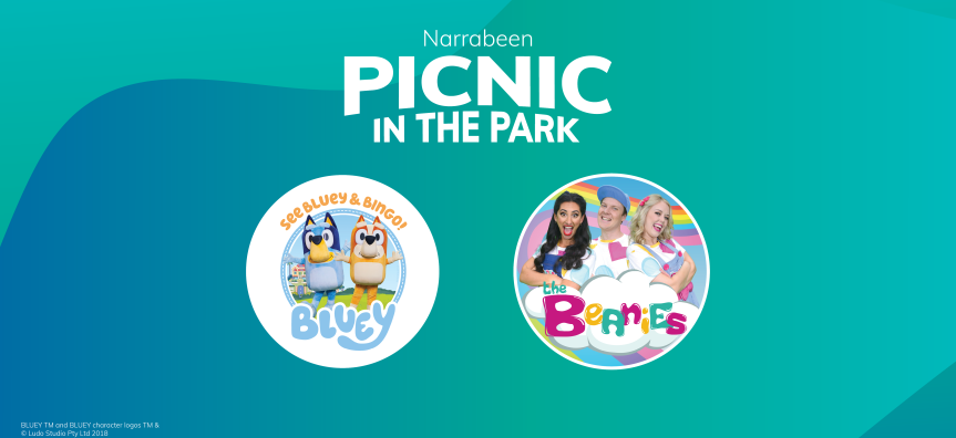 Picnic in the Park Narrabeen 2024 with Bluey and The Beanies