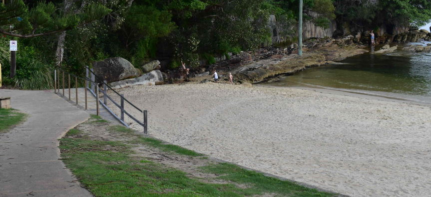 Children playing on Little Manly Beach
