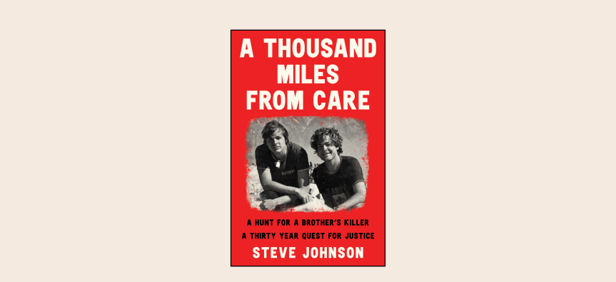 Book cover of a thousand miles from home by steve johnson