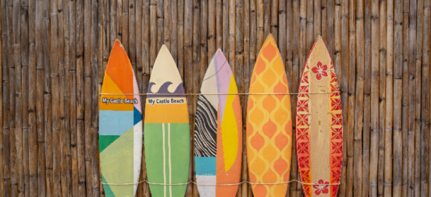  4 surfboards