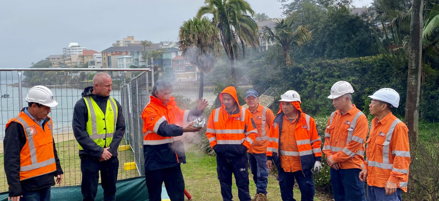 Little Manly smoking ceremony Aug2024