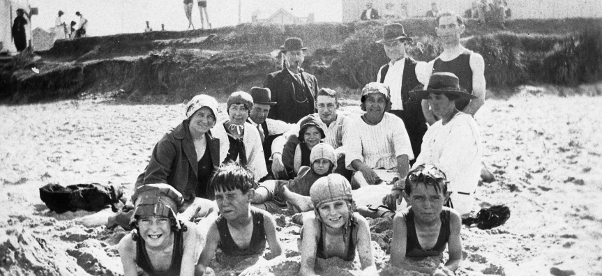 Chignell Family at Dee Why Beach