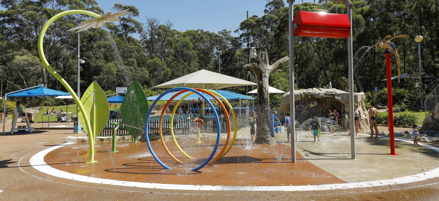Splash pad at Warringah Aquatic Centre