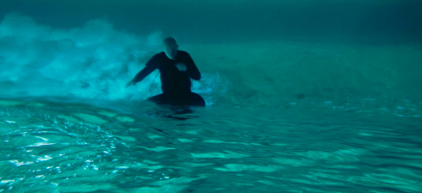 Pacific Undertow Sequence video of a surfer by Shaun Gladwell