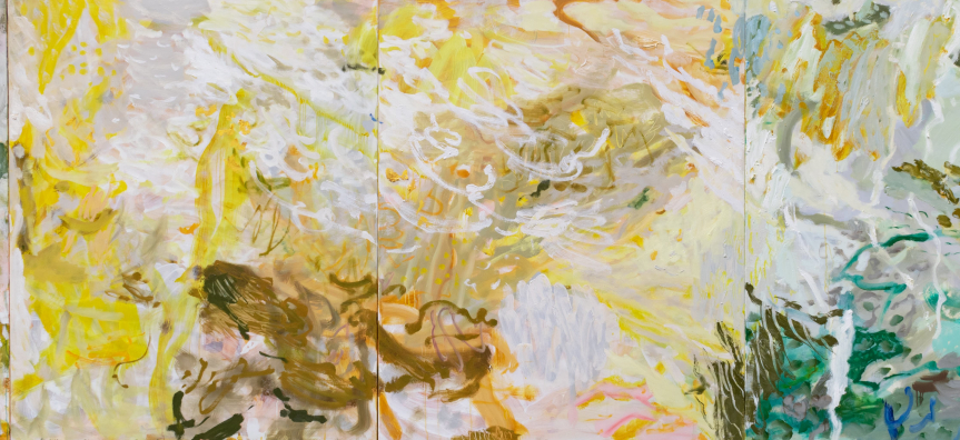 Spring has moved oil painting by Douglas Schofield
