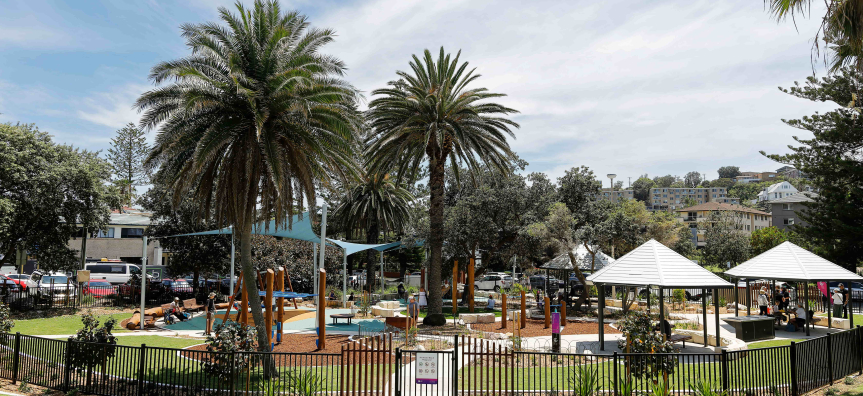 The new Freshwater Beach playground 