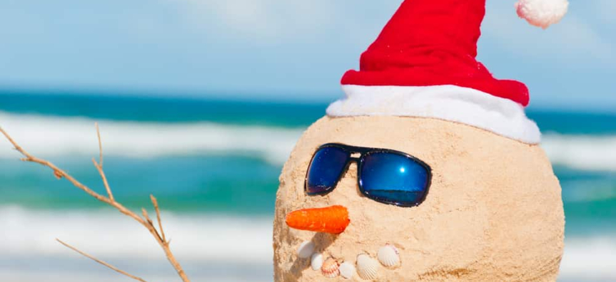 Sand Santa with Sunnies