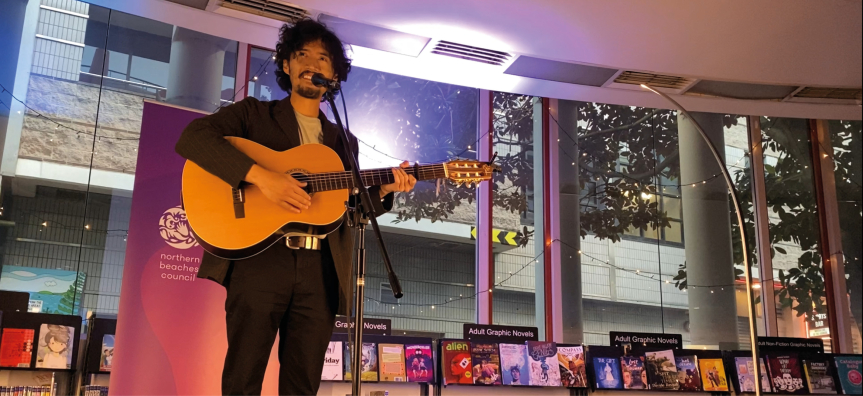 Open Mic Night performer