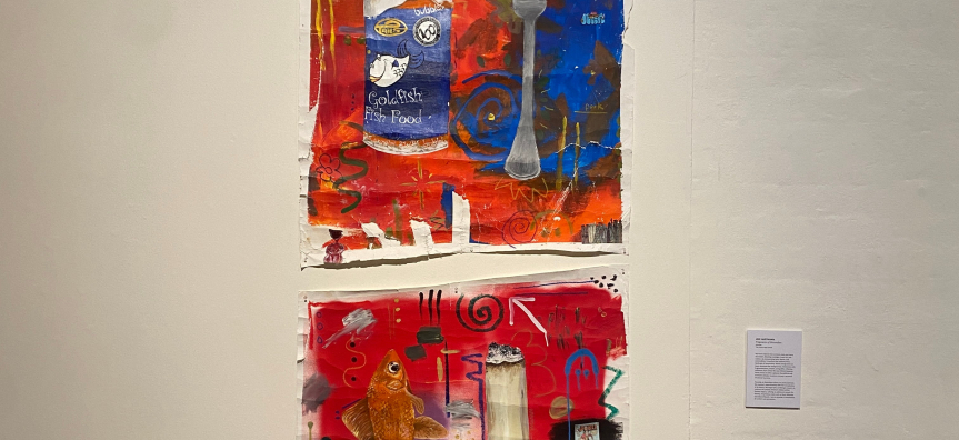 Jazz Hartman's painting Fragments of Discomfort, joint winner Theo Batten Award