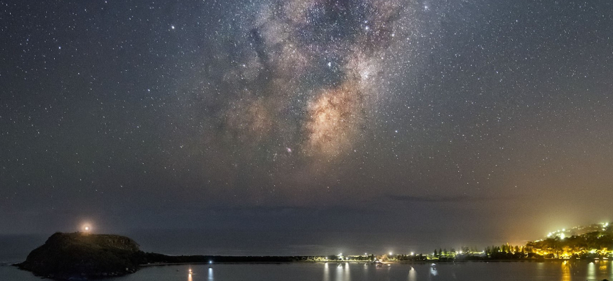 night sky and stars