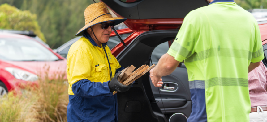 timber drop off