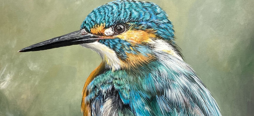 painting of bird