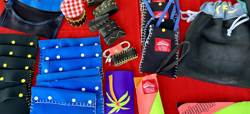 Upcycled wetsuits