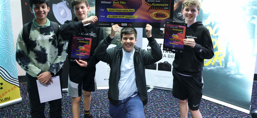 2024 Young Filmmakers Comp winners.