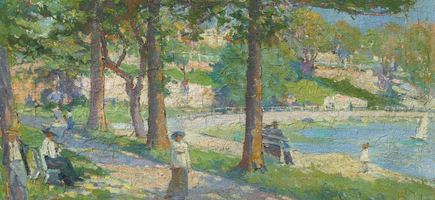 A0124, Antonio Dattilo-Rubbo, East Esplanade, Manly, oil on canvas, 51 x 41cm, Gift of Dr Duncan Barron.jpg