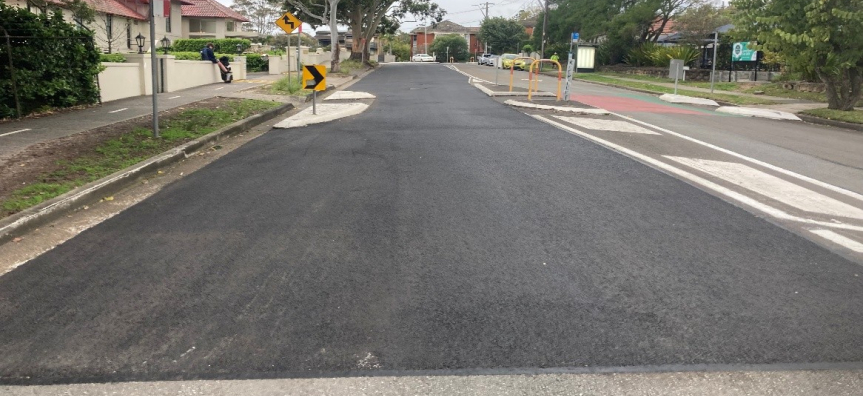 repaired road