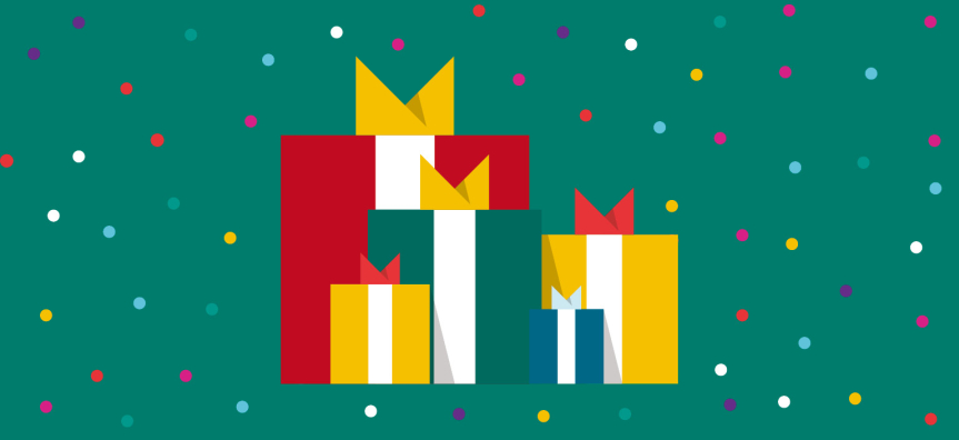 illustrated christmas tree