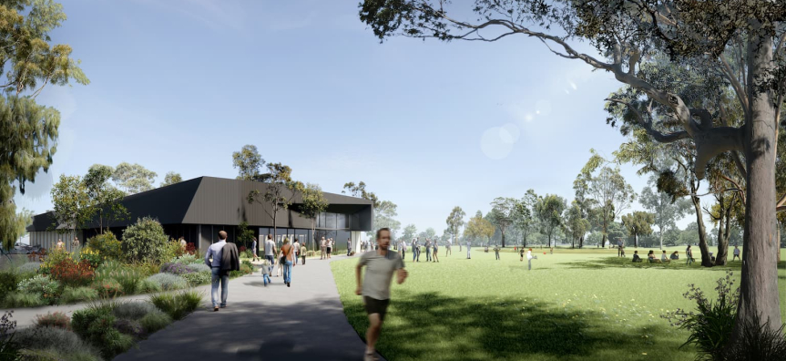 Warriewood Community Centre - architect's render