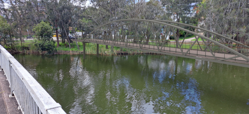 Artist impression of the new pedestrian bridge at Queenscliff
