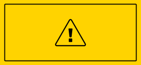 hazard symbol on yellow background