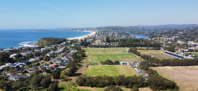aerial view of North Narrabeen Reserve