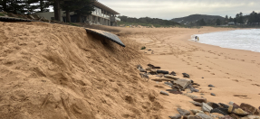 Erosion at Avalon Beach