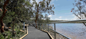 The new 400m accessible boardwalk