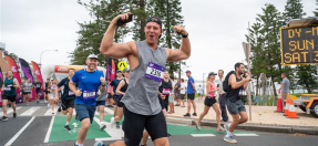 Sun Run participant