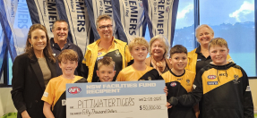 Pittwater Tigers with AFL grant